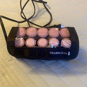 Remington Pink Curlers with Black Case